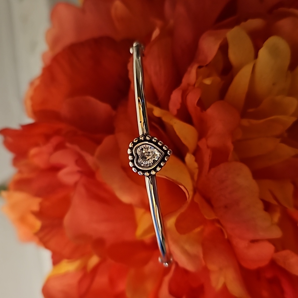 Brighton Twinkle Heart Shape Bangle Bracelet - image 1